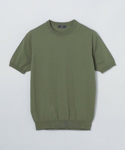 SHIPS / シップス ニット・セーター | SHIPS: ICE COTTON クルーネック ショートスリーブ ニットTシャツ | 詳細11