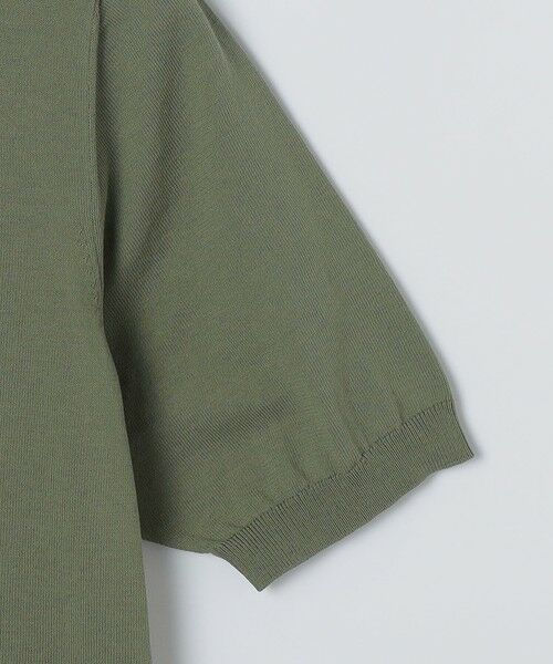 SHIPS / シップス ニット・セーター | SHIPS: ICE COTTON クルーネック ショートスリーブ ニットTシャツ | 詳細15