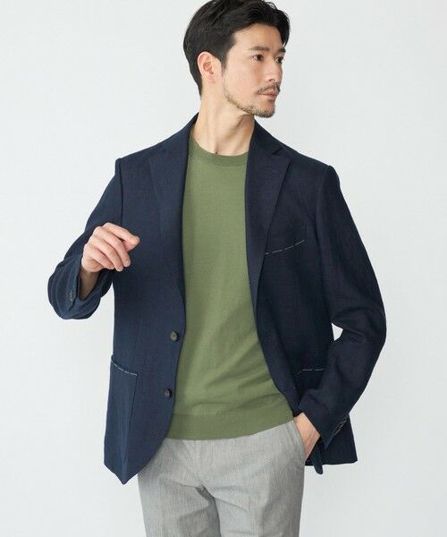 SHIPS / シップス ニット・セーター | SHIPS: ICE COTTON クルーネック ショートスリーブ ニットTシャツ | 詳細9