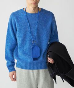 SHIPS / シップス ニット・セーター | 【SHIPS別注】HARLEY OF SCOTLAND: ウール シャギー クルーネック ニット