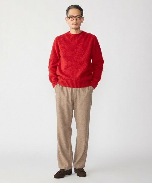 SHIPS / シップス ニット・セーター | 【SHIPS別注】HARLEY OF SCOTLAND: ウール シャギー クルーネック ニット | 詳細5