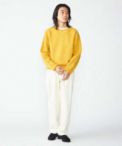 SHIPS / シップス ニット・セーター | 【SHIPS別注】HARLEY OF SCOTLAND: ウール シャギー クルーネック ニット | 詳細15