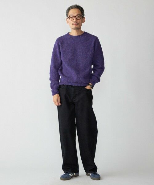 SHIPS / シップス ニット・セーター | 【SHIPS別注】HARLEY OF SCOTLAND: ウール シャギー クルーネック ニット | 詳細27