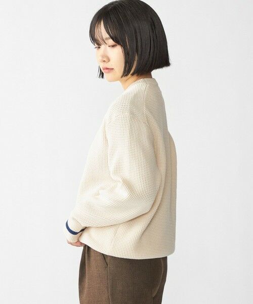 SHIPS / シップス ニット・セーター | 【SHIPS別注】FRED PERRY: シングル ティップ ワッフル ニット | 詳細7