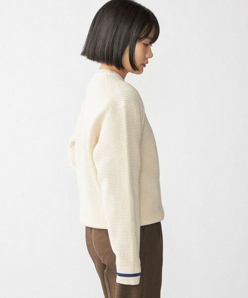 SHIPS / シップス ニット・セーター | 【SHIPS別注】FRED PERRY: シングル ティップ ワッフル ニット | 詳細9