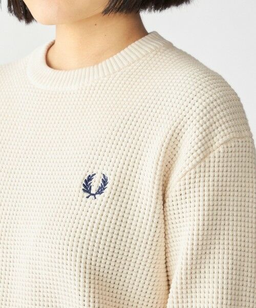 SHIPS / シップス ニット・セーター | 【SHIPS別注】FRED PERRY: シングル ティップ ワッフル ニット | 詳細10