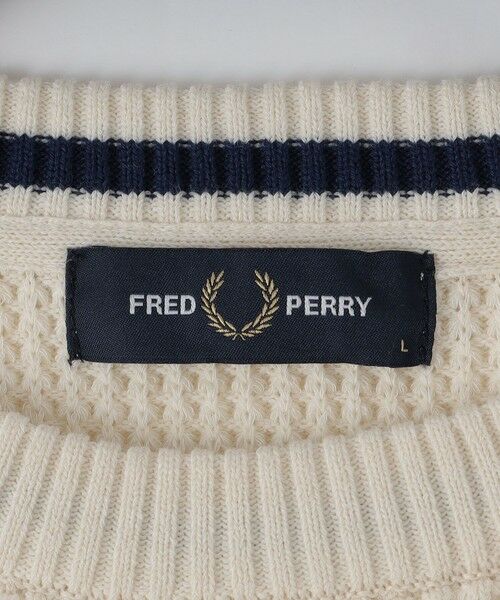 SHIPS / シップス ニット・セーター | 【SHIPS別注】FRED PERRY: シングル ティップ ワッフル ニット | 詳細13