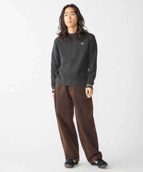 SHIPS / シップス ニット・セーター | 【SHIPS別注】FRED PERRY: シングル ティップ ワッフル ニット | 詳細17