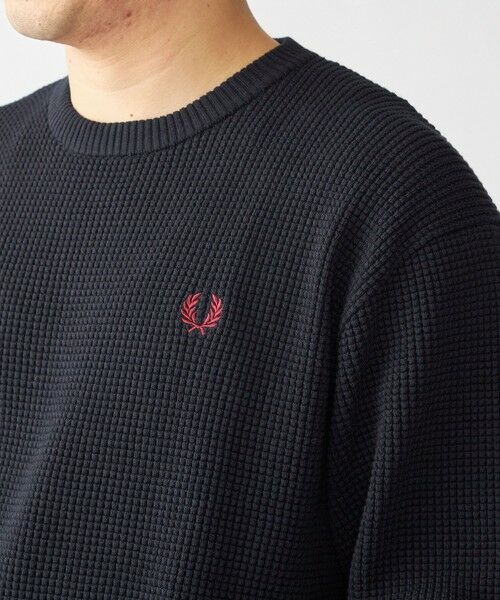 SHIPS / シップス ニット・セーター | 【SHIPS別注】FRED PERRY: シングル ティップ ワッフル ニット | 詳細26