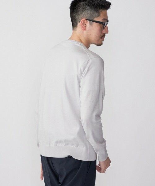 SHIPS / シップス ニット・セーター | SHIPS: シーアイランド コットン クールネック 無地 ニット | 詳細4