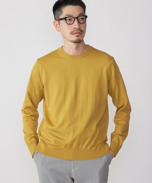 SHIPS / シップス ニット・セーター | SHIPS: シーアイランド コットン クールネック 無地 ニット | 詳細13