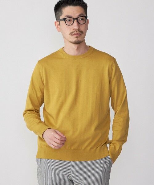 SHIPS / シップス ニット・セーター | SHIPS: シーアイランド コットン クールネック 無地 ニット | 詳細14