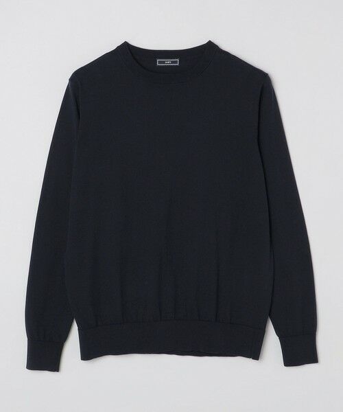 SHIPS / シップス ニット・セーター | SHIPS: シーアイランド コットン クールネック 無地 ニット | 詳細23