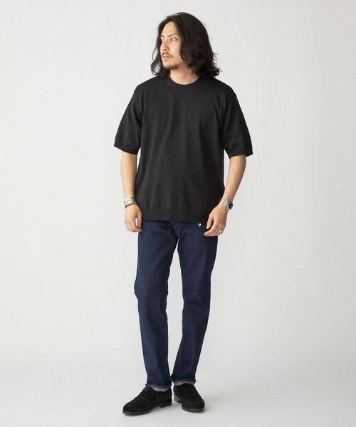 SHIPS / シップス ニット・セーター | SHIPS: 〈手洗い可能〉 14ゲージ TEXBRID(R) リネン ニット Tシャツ | 詳細15