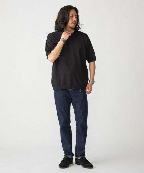 SHIPS / シップス ニット・セーター | SHIPS: 〈手洗い可能〉 14ゲージ TEXBRID(R) リネン ニット Tシャツ | 詳細16