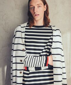 SHIPS / シップス ニット・セーター | BATEAUX DE SHIPS: スーピマコットン 18ゲージ ボーダー クルーネック ニット