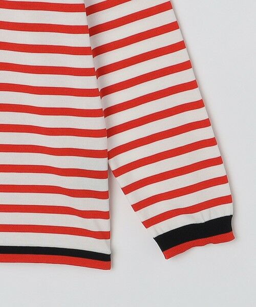 SHIPS / シップス ニット・セーター | BATEAUX DE SHIPS: スーピマコットン 18ゲージ ボーダー クルーネック ニット | 詳細4