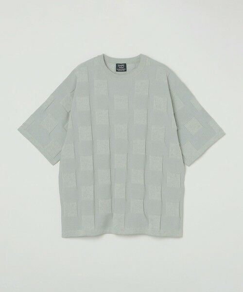 SHIPS / シップス ニット・セーター | SHIPS:〈手洗い可能〉Amossa(R) シャンティ ブロック リンクス編み ニット Tシャツ | 詳細13
