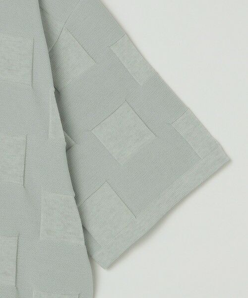 SHIPS / シップス ニット・セーター | SHIPS:〈手洗い可能〉Amossa(R) シャンティ ブロック リンクス編み ニット Tシャツ | 詳細15