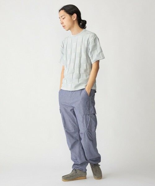 SHIPS / シップス ニット・セーター | SHIPS:〈手洗い可能〉Amossa(R) シャンティ ブロック リンクス編み ニット Tシャツ | 詳細2