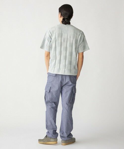 SHIPS / シップス ニット・セーター | SHIPS:〈手洗い可能〉Amossa(R) シャンティ ブロック リンクス編み ニット Tシャツ | 詳細4