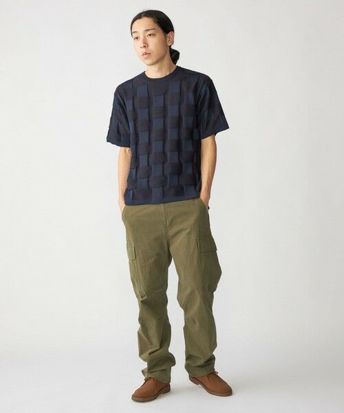 SHIPS / シップス ニット・セーター | SHIPS:〈手洗い可能〉Amossa(R) シャンティ ブロック リンクス編み ニット Tシャツ | 詳細24