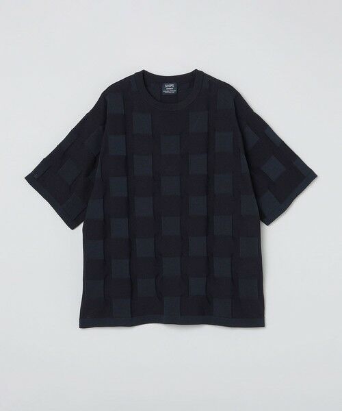 SHIPS / シップス ニット・セーター | SHIPS:〈手洗い可能〉Amossa(R) シャンティ ブロック リンクス編み ニット Tシャツ | 詳細26
