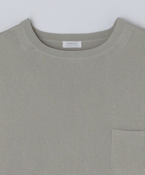 SHIPS / シップス ニット・セーター | crepuscule: JAPANESE PAPRER KNIT TEE | 詳細4
