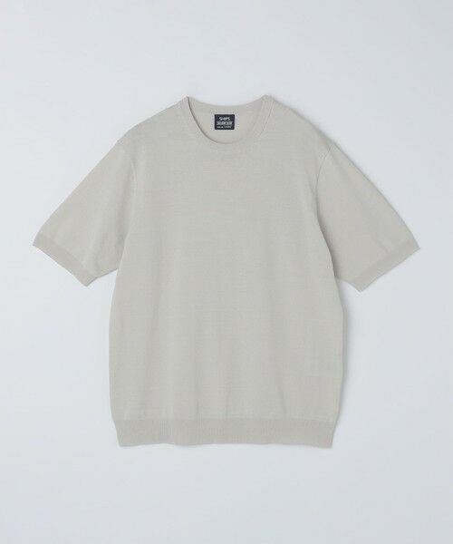 SHIPS / シップス ニット・セーター | SHIPS: リネン×TEXBRID クルーネック ニット Tシャツ | 詳細3