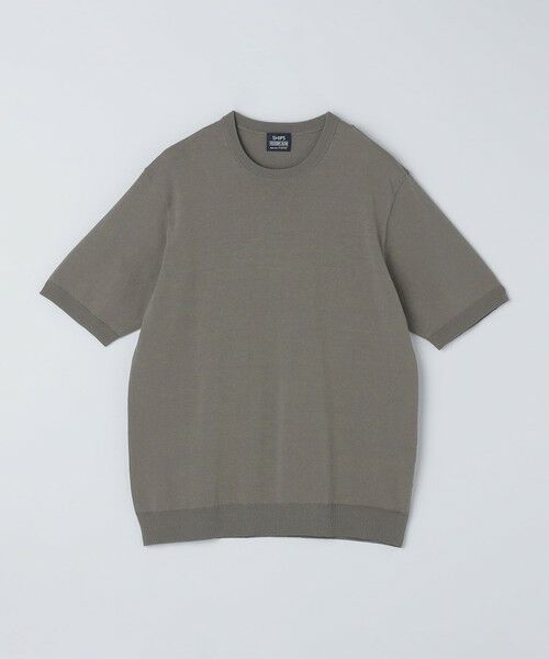 SHIPS / シップス ニット・セーター | SHIPS: リネン×TEXBRID クルーネック ニット Tシャツ | 詳細9