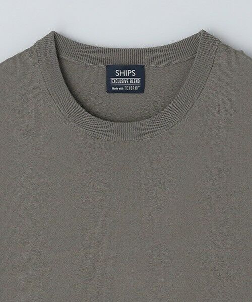 SHIPS / シップス ニット・セーター | SHIPS: リネン×TEXBRID クルーネック ニット Tシャツ | 詳細11