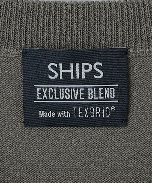 SHIPS / シップス ニット・セーター | SHIPS: リネン×TEXBRID クルーネック ニット Tシャツ | 詳細12