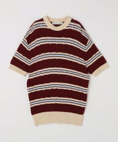 SHIPS / シップス ニット・セーター | BATEAUX DE SHIPS: ケーブル ニット Tシャツ