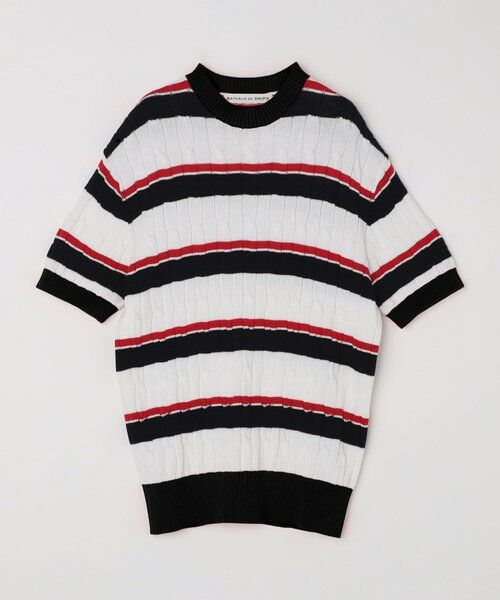 SHIPS / シップス ニット・セーター | BATEAUX DE SHIPS: ケーブル ニット Tシャツ | 詳細1