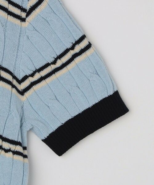 SHIPS / シップス ニット・セーター | BATEAUX DE SHIPS: ケーブル ニット Tシャツ | 詳細9