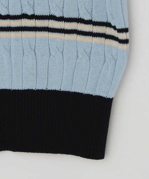 SHIPS / シップス ニット・セーター | BATEAUX DE SHIPS: ケーブル ニット Tシャツ | 詳細10