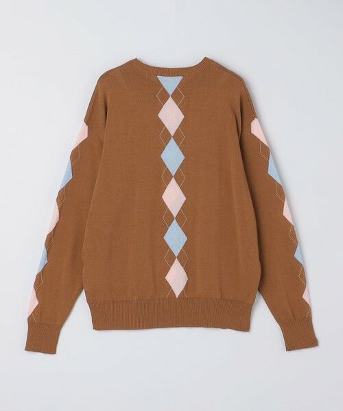 SHIPS / シップス ニット・セーター | BATEAUX DE SHIPS:〈手洗い可能〉14ゲージ アーガイル クルーネック ニット | 詳細2