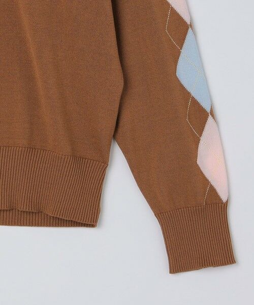 SHIPS / シップス ニット・セーター | BATEAUX DE SHIPS:〈手洗い可能〉14ゲージ アーガイル クルーネック ニット | 詳細5