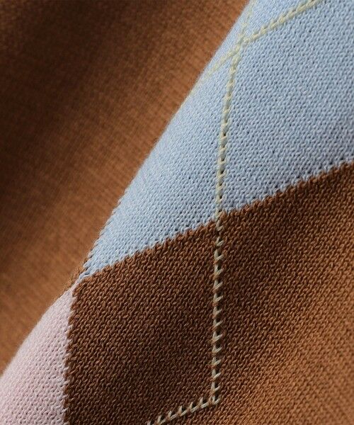 SHIPS / シップス ニット・セーター | BATEAUX DE SHIPS:〈手洗い可能〉14ゲージ アーガイル クルーネック ニット | 詳細6