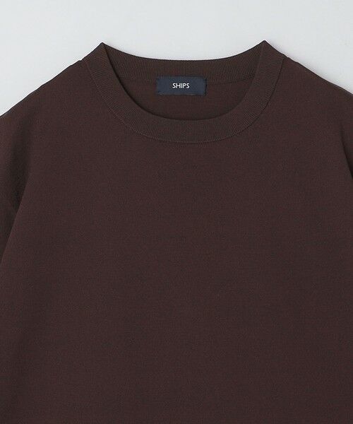 SHIPS / シップス ニット・セーター | SHIPS:〈 洗濯機可能〉18ゲージ ポリエステル ライト リラックス ニット Tシャツ | 詳細8