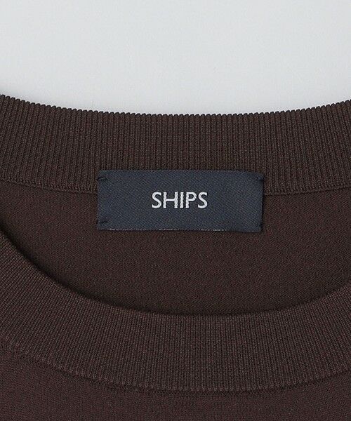 SHIPS / シップス ニット・セーター | SHIPS:〈 洗濯機可能〉18ゲージ ポリエステル ライト リラックス ニット Tシャツ | 詳細9