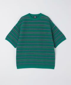 SHIPS / シップス ニット・セーター | SHIPS:〈手洗い可能〉Amossa(R) メッシュ ボーダー ニット Tシャツ