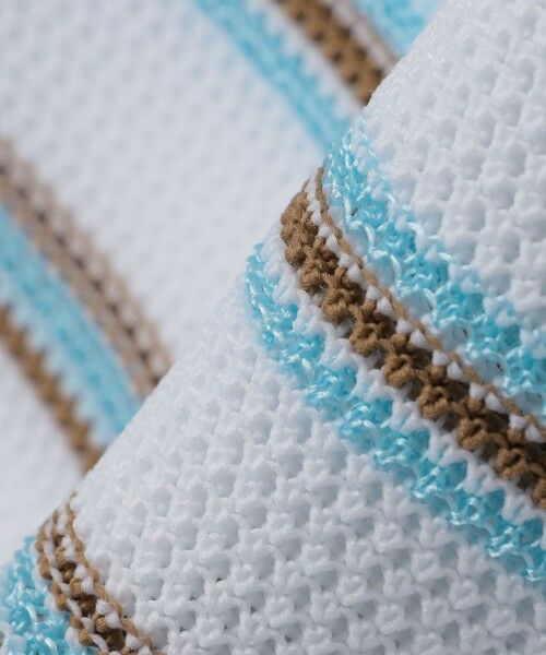 SHIPS / シップス ニット・セーター | SHIPS:〈手洗い可能〉Amossa(R) メッシュ ボーダー ニット Tシャツ | 詳細9