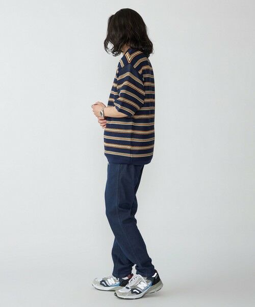 SHIPS / シップス ニット・セーター | SHIPS:〈手洗い可能〉Amossa(R) メッシュ ボーダー ニット Tシャツ | 詳細16