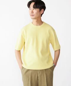 SHIPS / シップス ニット・セーター | SHIPS:〈手洗い可能〉リネン バスケット ニット Tシャツ