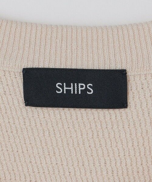 SHIPS / シップス ニット・セーター | SHIPS:〈手洗い可能〉リネン バスケット ニット Tシャツ | 詳細6