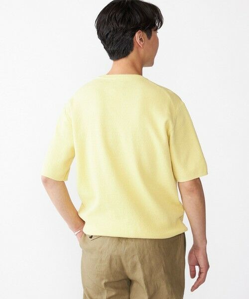 SHIPS / シップス ニット・セーター | SHIPS:〈手洗い可能〉リネン バスケット ニット Tシャツ | 詳細16