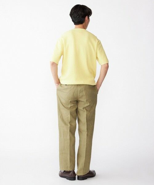 SHIPS / シップス ニット・セーター | SHIPS:〈手洗い可能〉リネン バスケット ニット Tシャツ | 詳細12