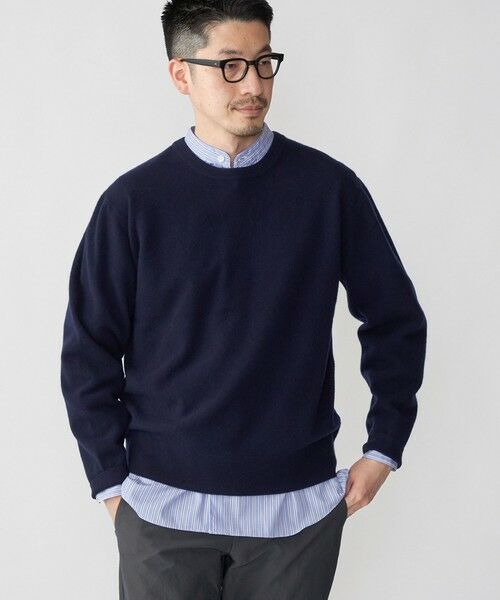 SHIPS / シップス ニット・セーター | SHIPS: スーパー180'S ラム ウール クルーネック ニット | 詳細18