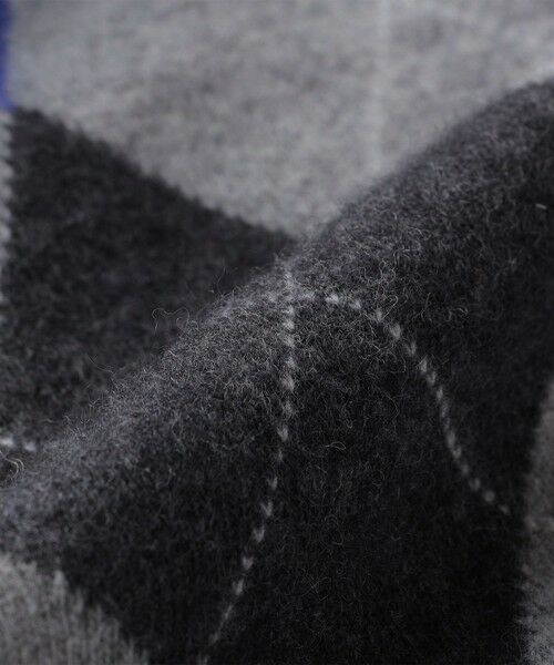 SHIPS / シップス ニット・セーター | SHIPS: 12G イタリー ヤーン アーガイル クルーネック ニット プルオーバー | 詳細7